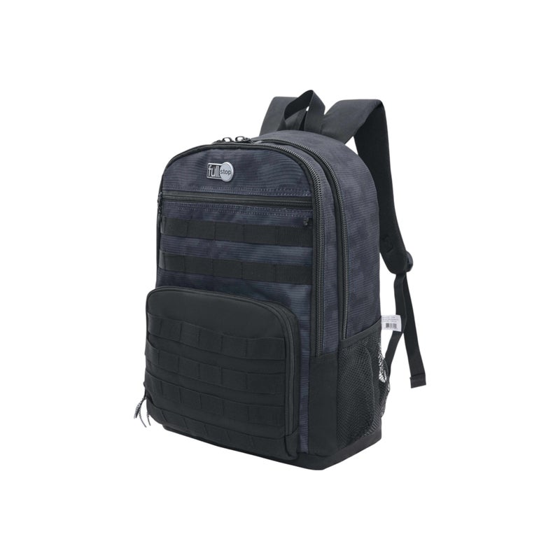 Full Stop Solid Black School Backpack for Kids - Image 2